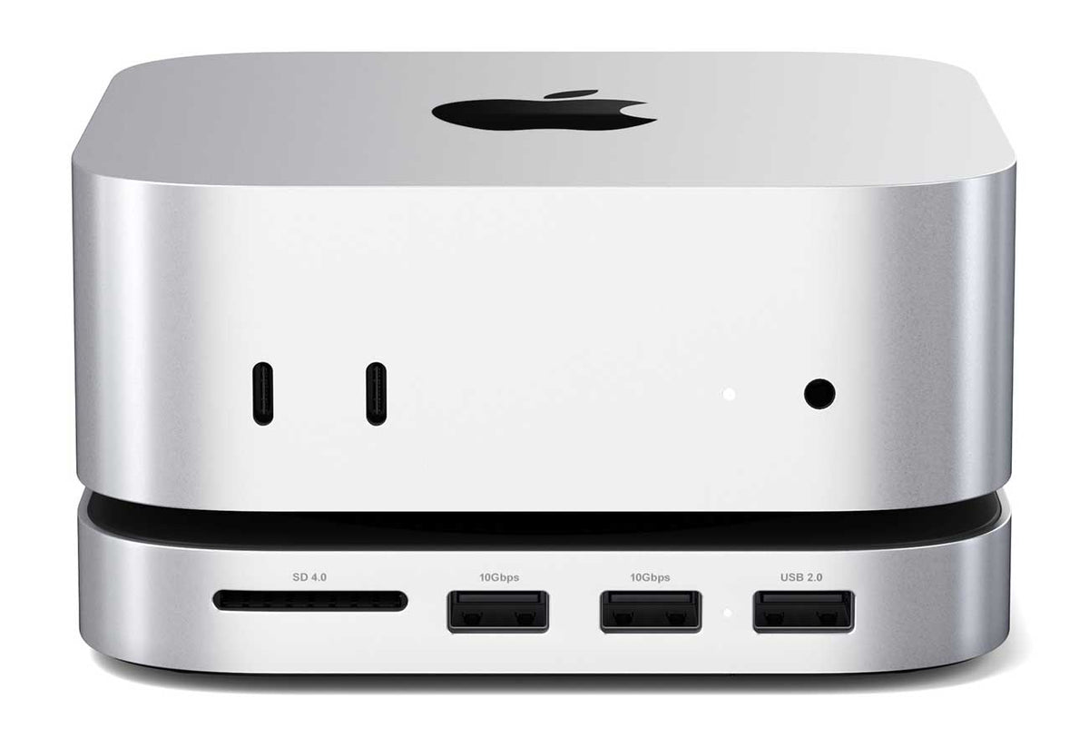 Satechi Mac Mini M4 Stand & Hub with SSD Enclosure - ST-GNMMES - image 3