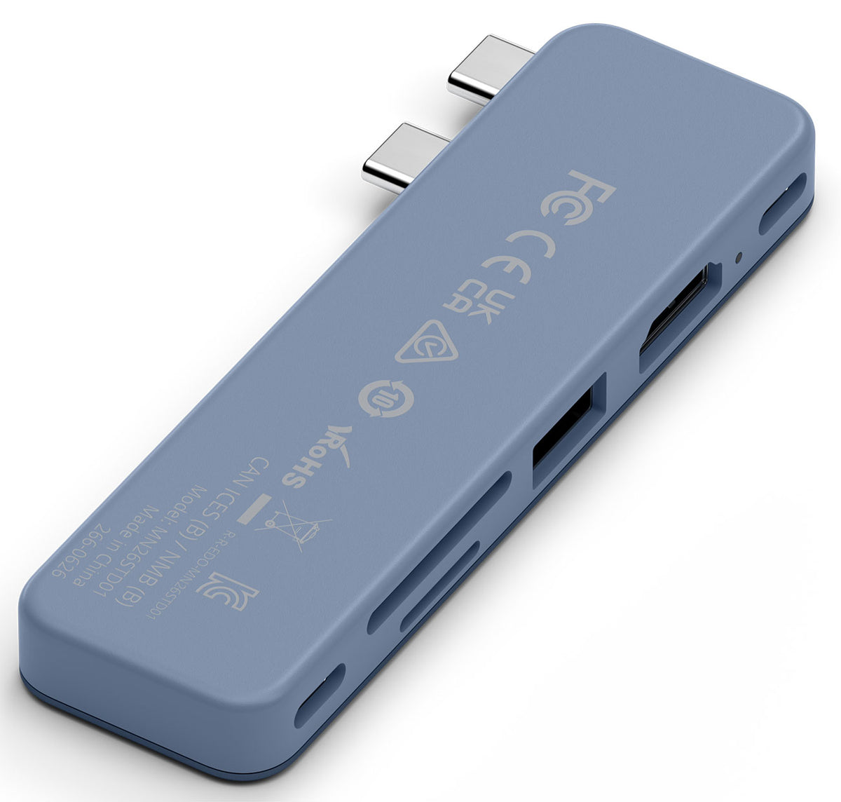 Satechi 6-in-1 USB-C Snap Hub in Indigo - ST-HUSNB - image 4