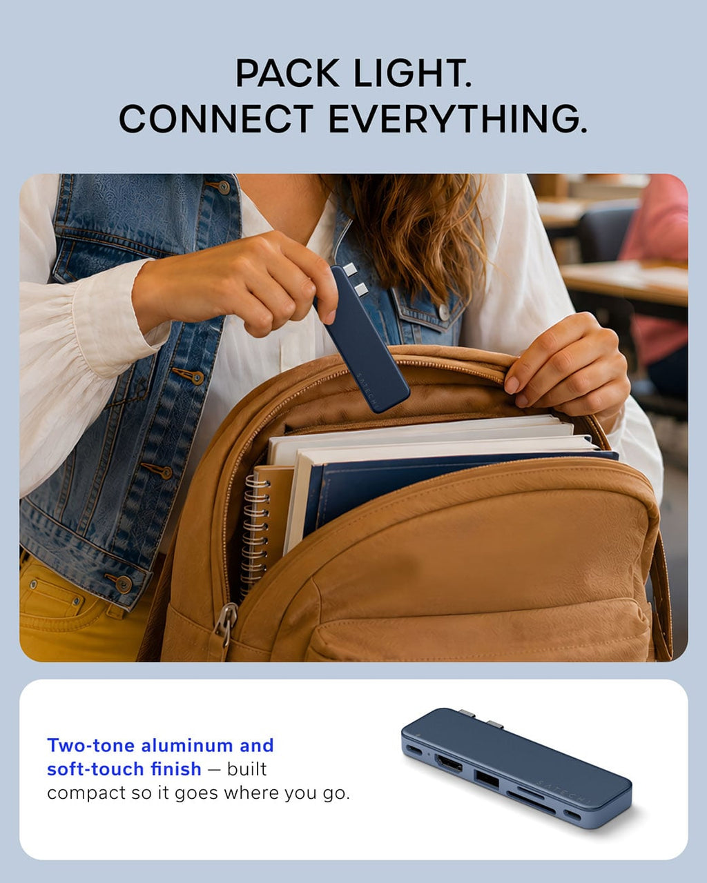 Satechi 6-in-1 USB-C Snap Hub in Indigo - ST-HUSNB - image 10