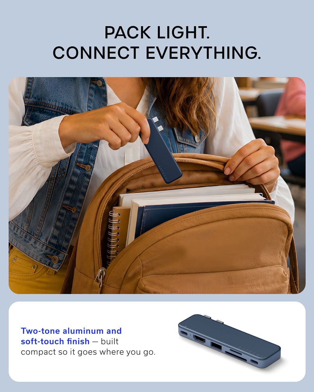 Satechi 6-in-1 USB-C Snap Hub in Indigo - ST-HUSNB - image 10