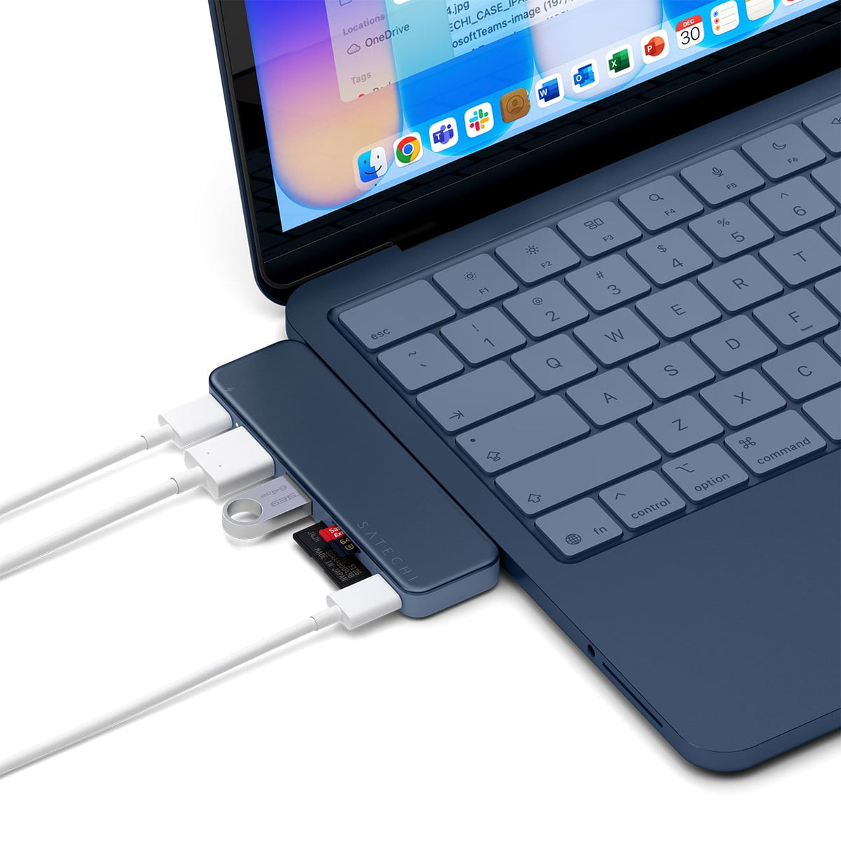 Satechi 6-in-1 USB-C Snap Hub in Indigo - ST-HUSNB - image 5