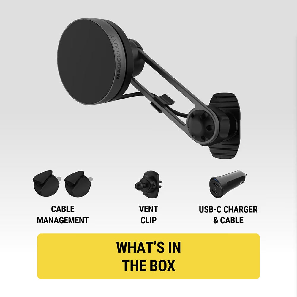 Scosche MagicMount Charge Elite 3-in-1 Phone Mount - MEQMRSRM-SP - image 9