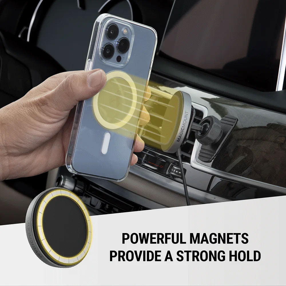 Scosche MagicMount Charge Pro Dash and Vent Phone Mount - MPQMRDV-SP - image 5