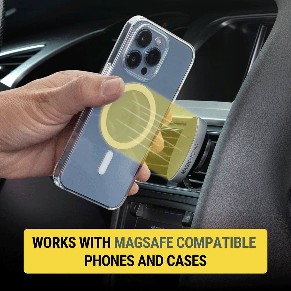 Scosche MagicMount Charge Pro Dash and Vent Phone Mount - MPQMRDV-SP - image 7