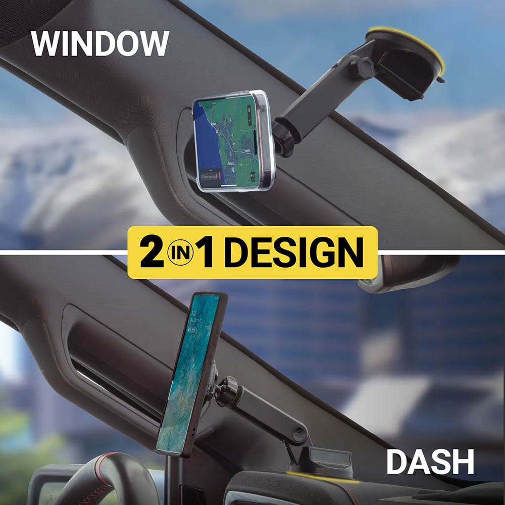 Scosche MagicMount MS Flip Window and Dash Phone Mount - SMS2WDA-SP - image 8