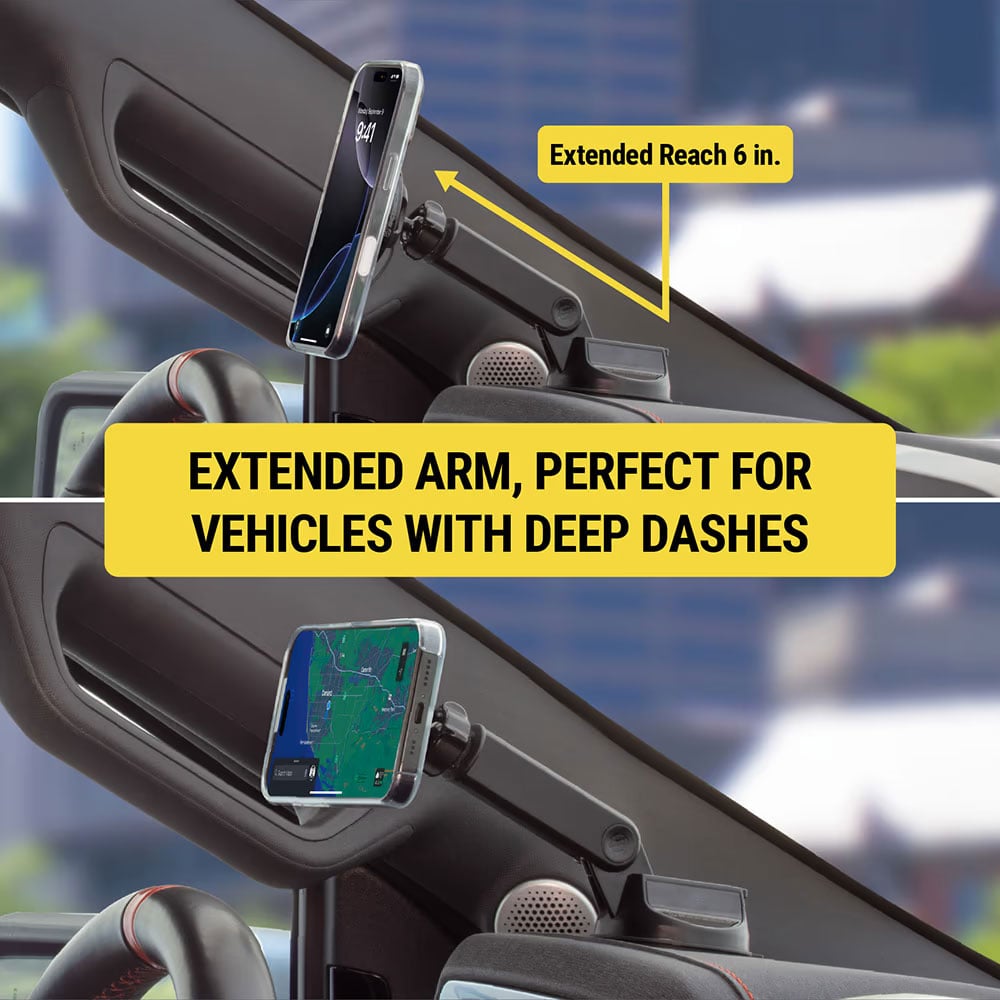 Scosche MagicMount MS Flip Window and Dash Phone Mount - SMS2WDA-SP - image 6