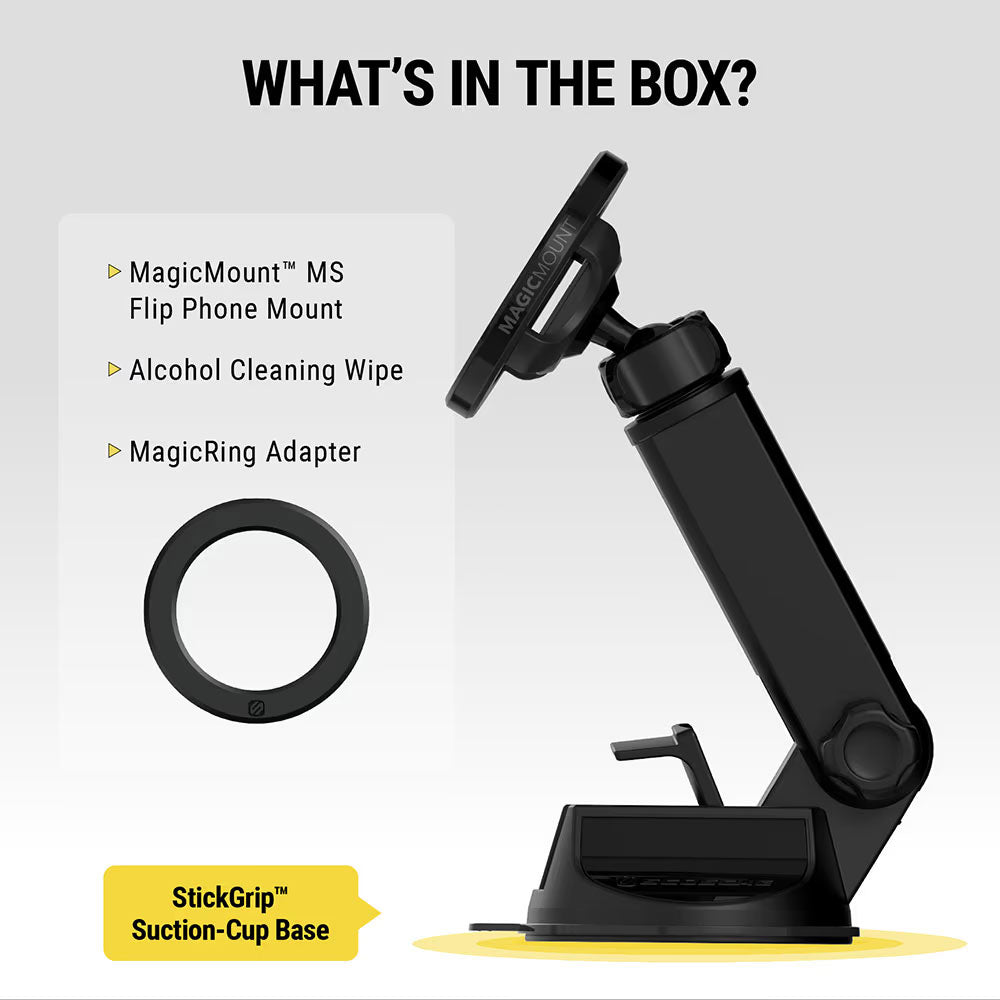 Scosche MagicMount MS Flip Window and Dash Phone Mount - SMS2WDA-SP - image 7
