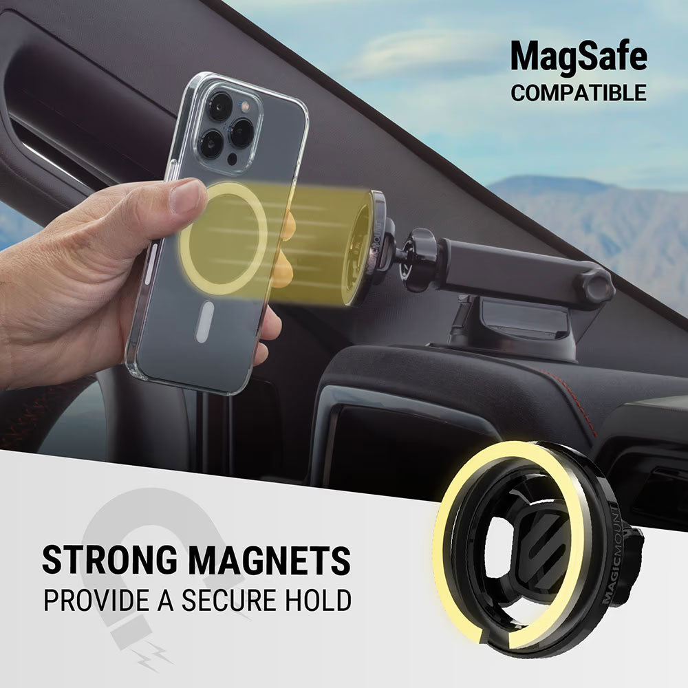 Scosche MagicMount MS Flip Window and Dash Phone Mount - SMS2WDA-SP - image 3