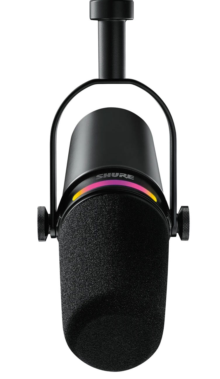 Shure MV7 Plus Black Podcasting Microphone - MV7PLUS-K - image 2