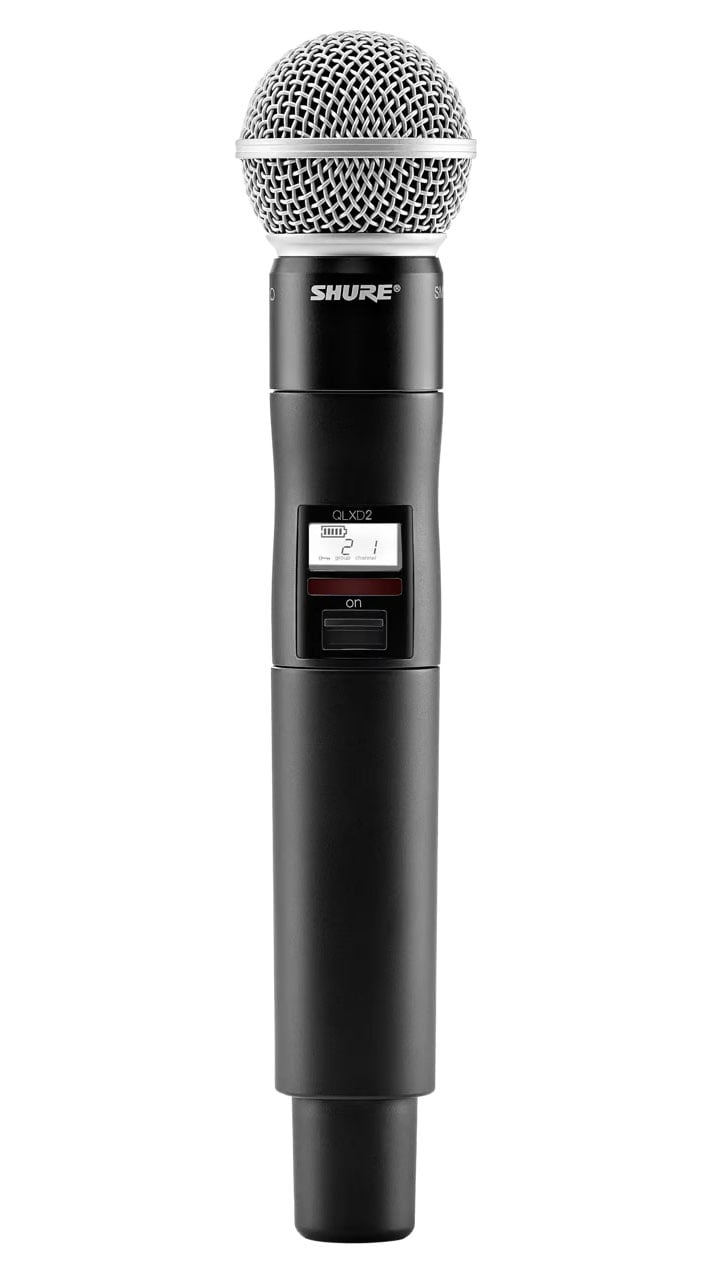 Shure QLXD2/SM58 Handheld Transmitter with SM58 Capsule and G50 Band - QLXD2SM58-G50 - image 1