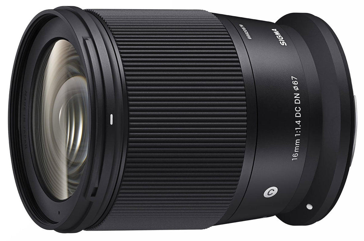 Sigma Camera Lens 16mm f/1.4 DC DN for Canon RF Mount in Black - 402972 - image 1