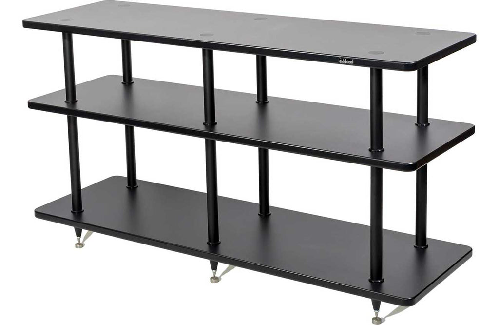 Solidsteel VL-3 Black Vinyl Record Storage & Hi-Fi Rack - VL-3BK - image 1