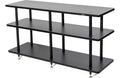 Solidsteel VL-3 Black Vinyl Record Storage & Hi-Fi Rack - VL-3BK - image 1