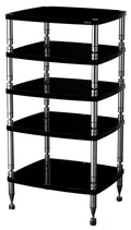 SolidSteel Audio Rack 5-Shelf High-End in Gloss Black Finish - HF-5GBK - image 1
