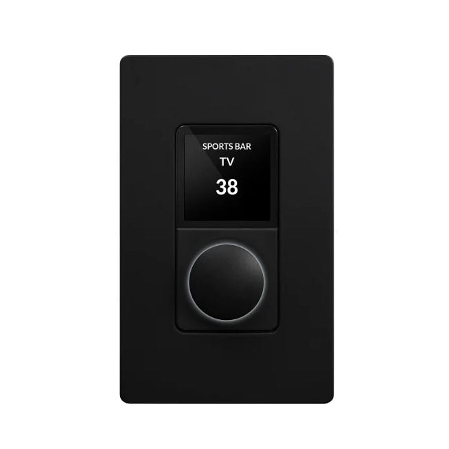 Sonance Wall-S1 Single Zone PoE-Powered Wall-Controller in Black - BGM-888-004 - image 1