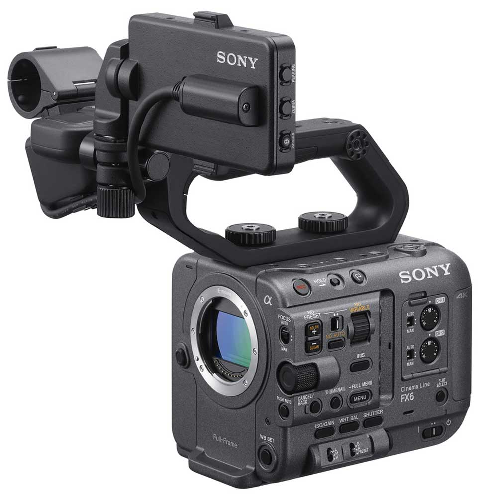 Sony FX6 Cinema Line Full-Frame Cinema Camera (Body Only) - ILME-FX6V - image 2