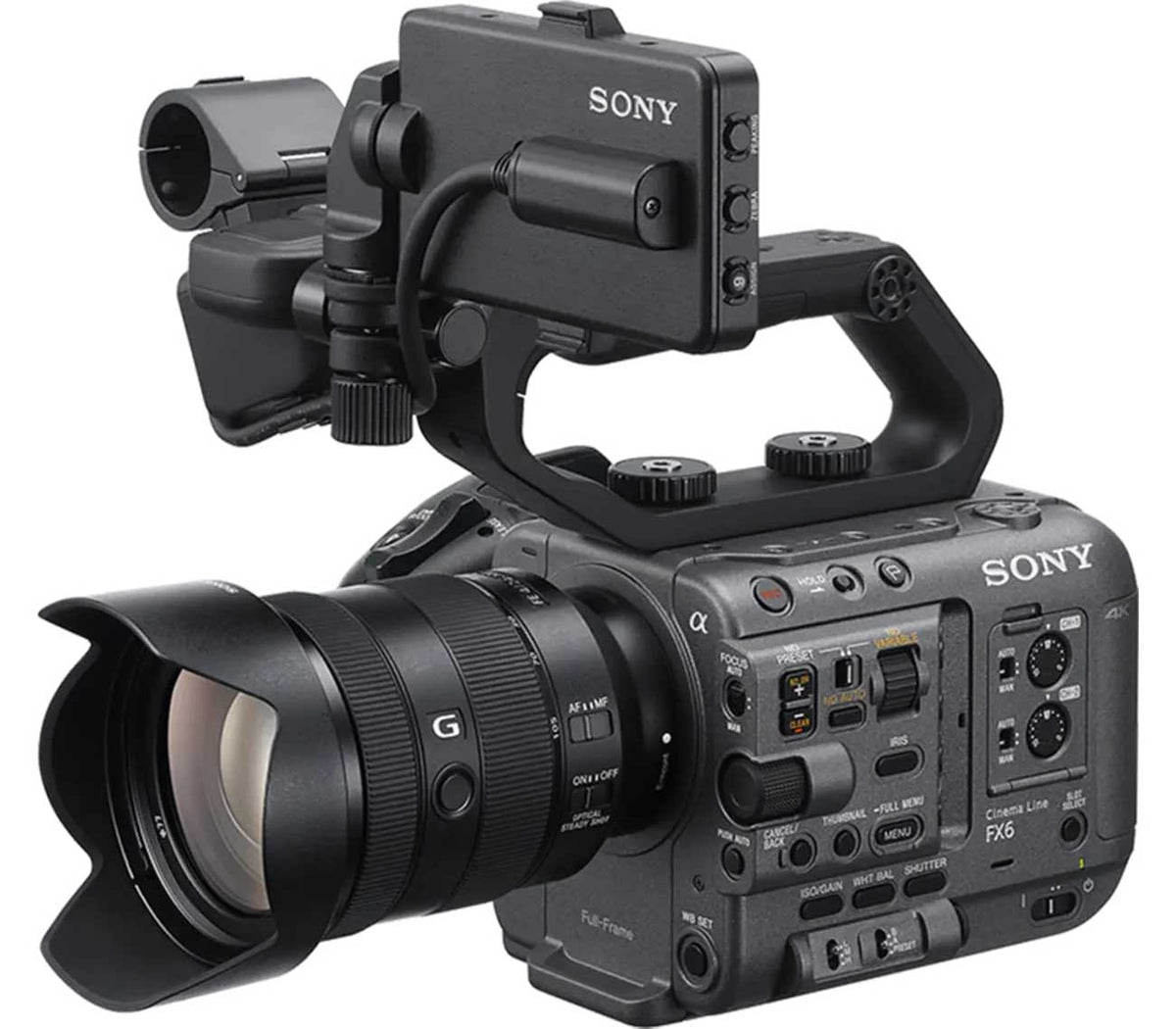 Sony FX6 Cinema Line Full-Frame Cinema Camera with FE 24-105mm F4 G OSS Lens - ILMEFX6VK - image 1