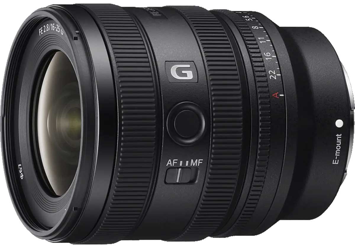 Sony Camera Lens FE 16-25mm f/2.8 G Compact in Black - SEL1625G - image 1