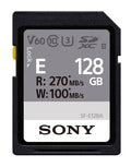 Sony 128GB SF-E Series UHS-II SDXC Memory Card - SFE128A - image 1