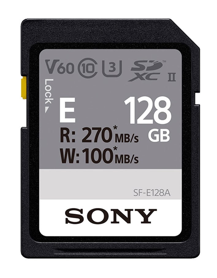 Sony 128GB SF-E Series UHS-II SDXC Memory Card - SFE128A - image 1
