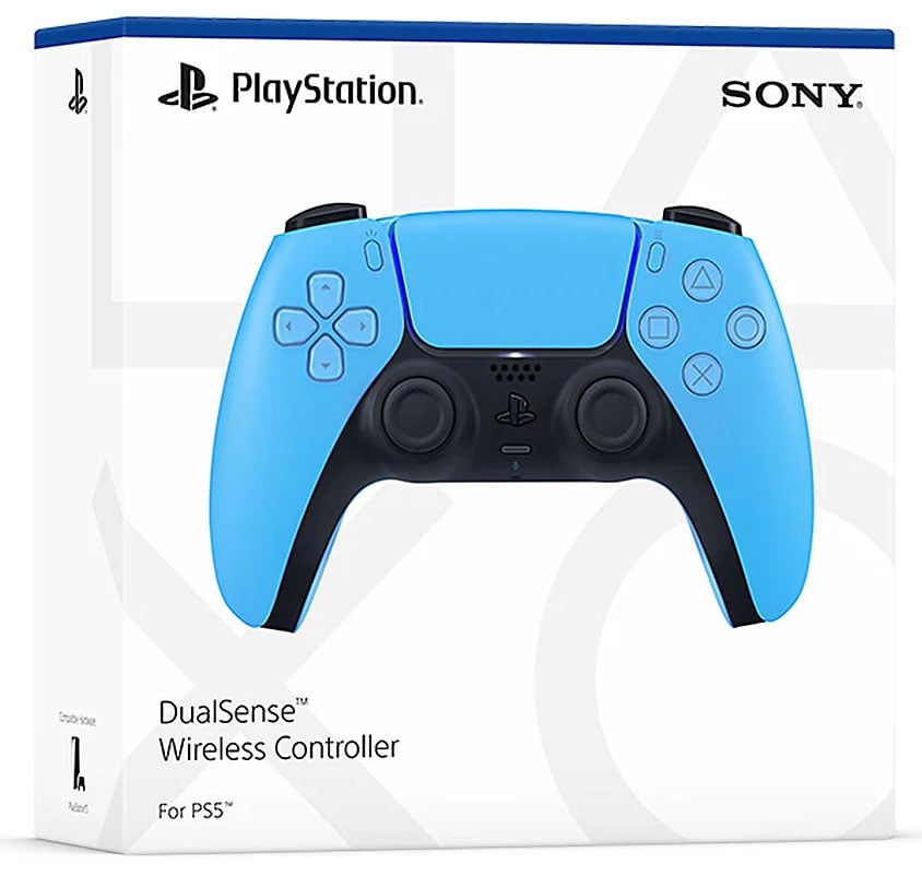 Sony PlayStation 5 Controller DualSense Wireless in Starlight Blue - 1000050765 - image 4