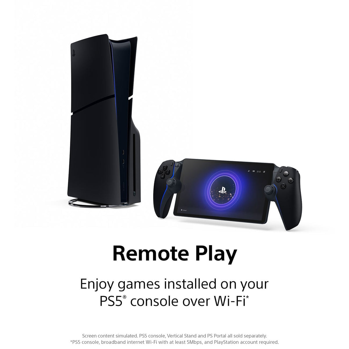 Sony PlayStation Portal Remote Player for PlayStation 5 in Midnight Black - 1000044180 - image 5
