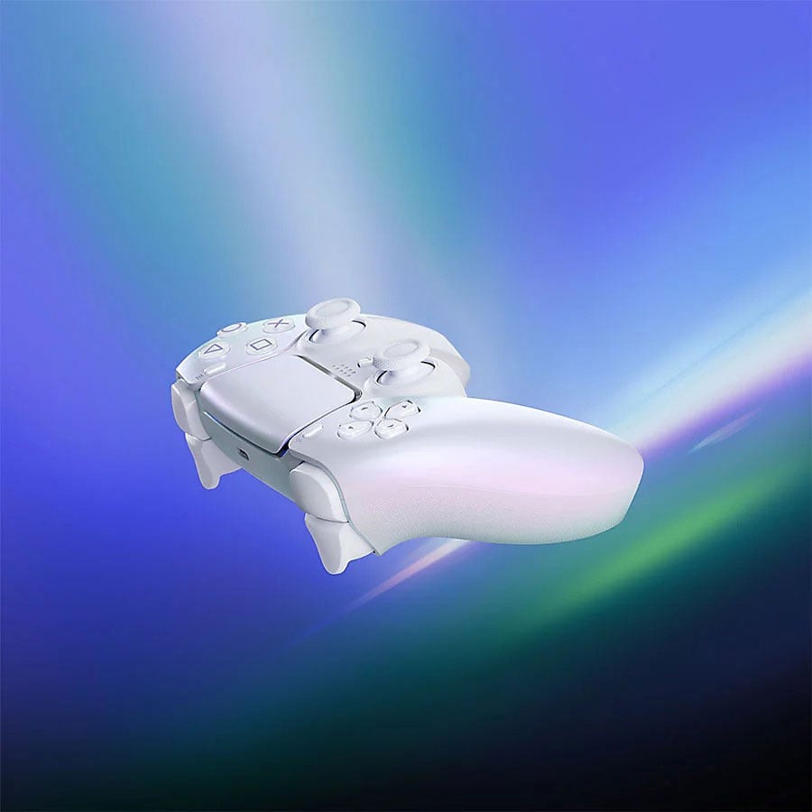 Sony PlayStation 5 Controller DualSense Wireless in Chroma Pearl - 1000050332 - image 7