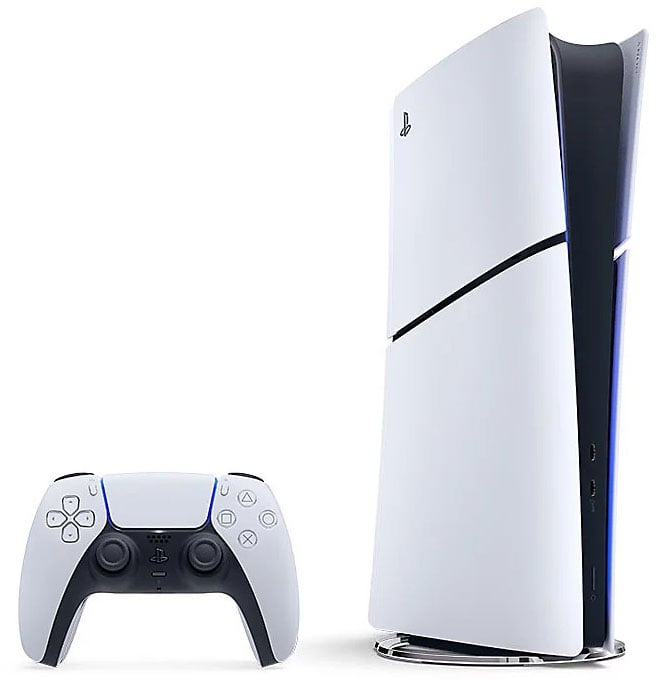 Sony PlayStation 5 Digital Edition Game Console in White - 1000049898 - image 1