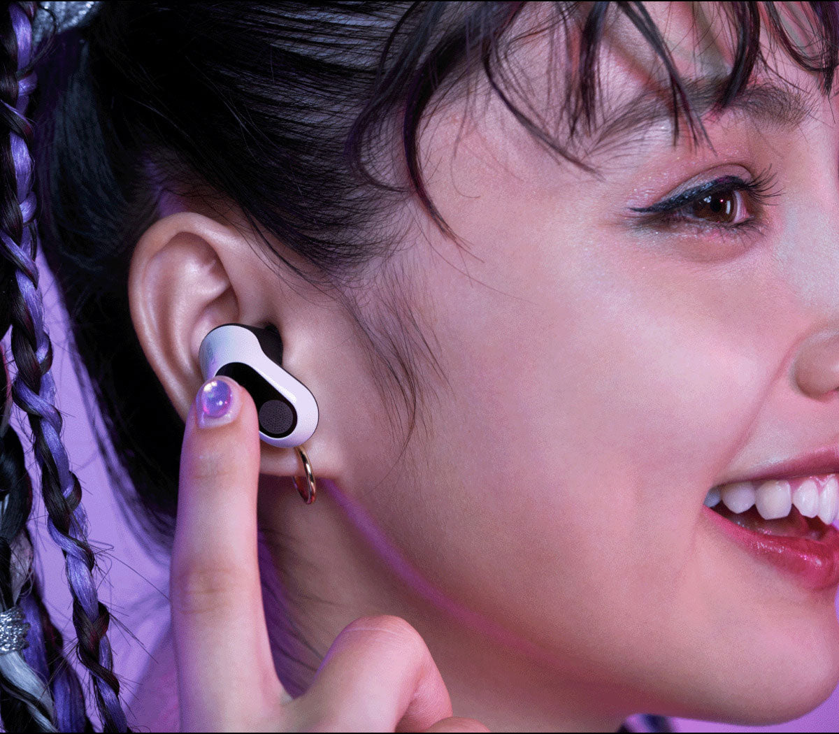 Sony Video Gaming Headsets INZONE Buds Truly Wireless Noise Cancelling in Black - WFG700N/B - image 10