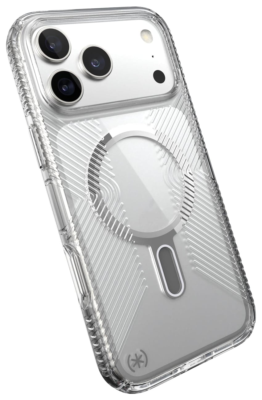 Speck Presidio Perfect-Clear Grip MagSafe with ClickLock Case for iPhone 18 Pro Max and iPhone 17 Pro Max - image 1