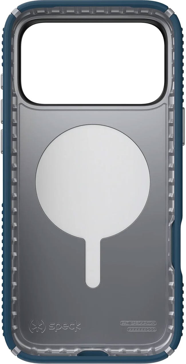 Speck Presidio2 Grip MagSafe Case for iPhone 17 Pro Max in Deep Sea/Silver Metallic - 150985-3261 - image 4