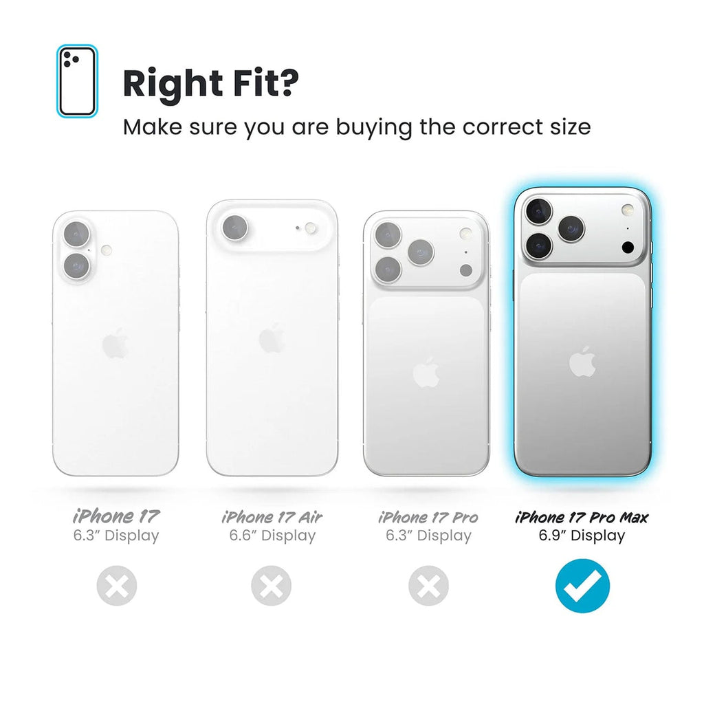 Speck Presidio2 Grip MagSafe Case for iPhone 17 Pro Max in Deep Sea/Silver Metallic - 150985-3261 - image 9