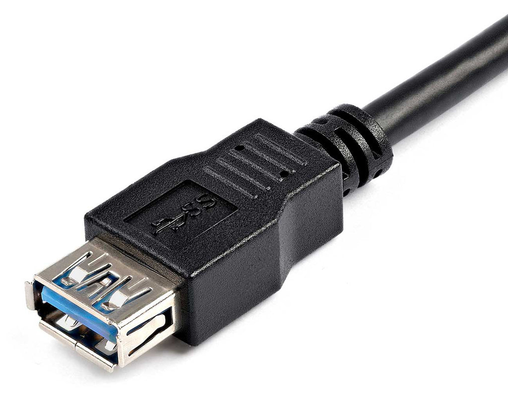 StarTech SuperSpeed USB 3.0 Extension Cable 2-Meter A to A in Black - USB3SEXT2MBK - image 3