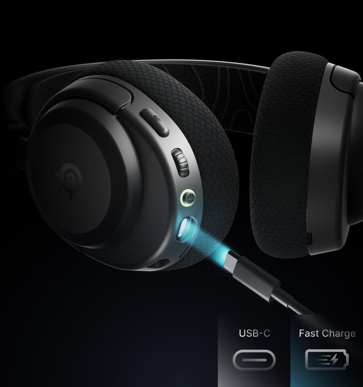 SteelSeries Arctis Nova 3P Wireless Gaming Headset for PlayStation in Black - 61686 - image 5