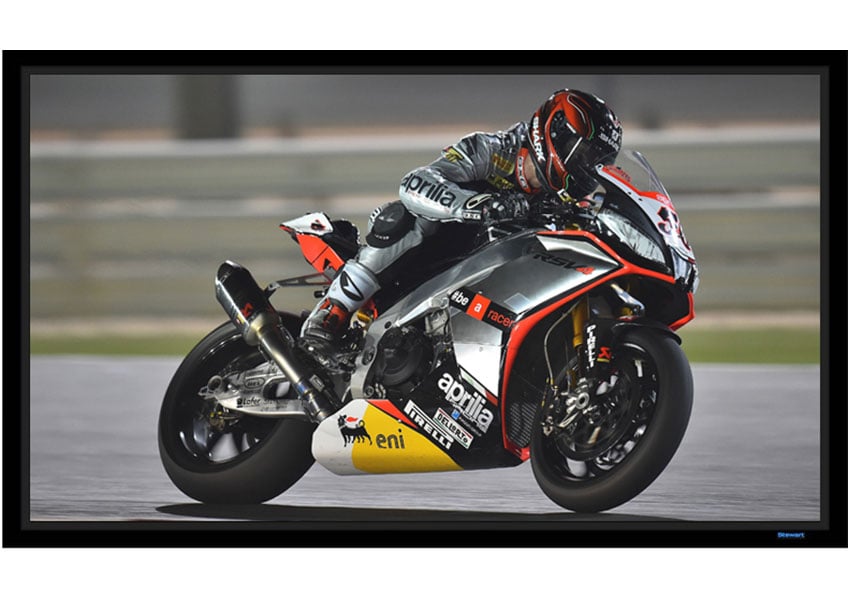 Stewart Filmscreen WallScreen Deluxe Projector Screen Harmony G3 0.7 Gain 16:9 Ratio 120-Inch - WSDQ120HH - image 1