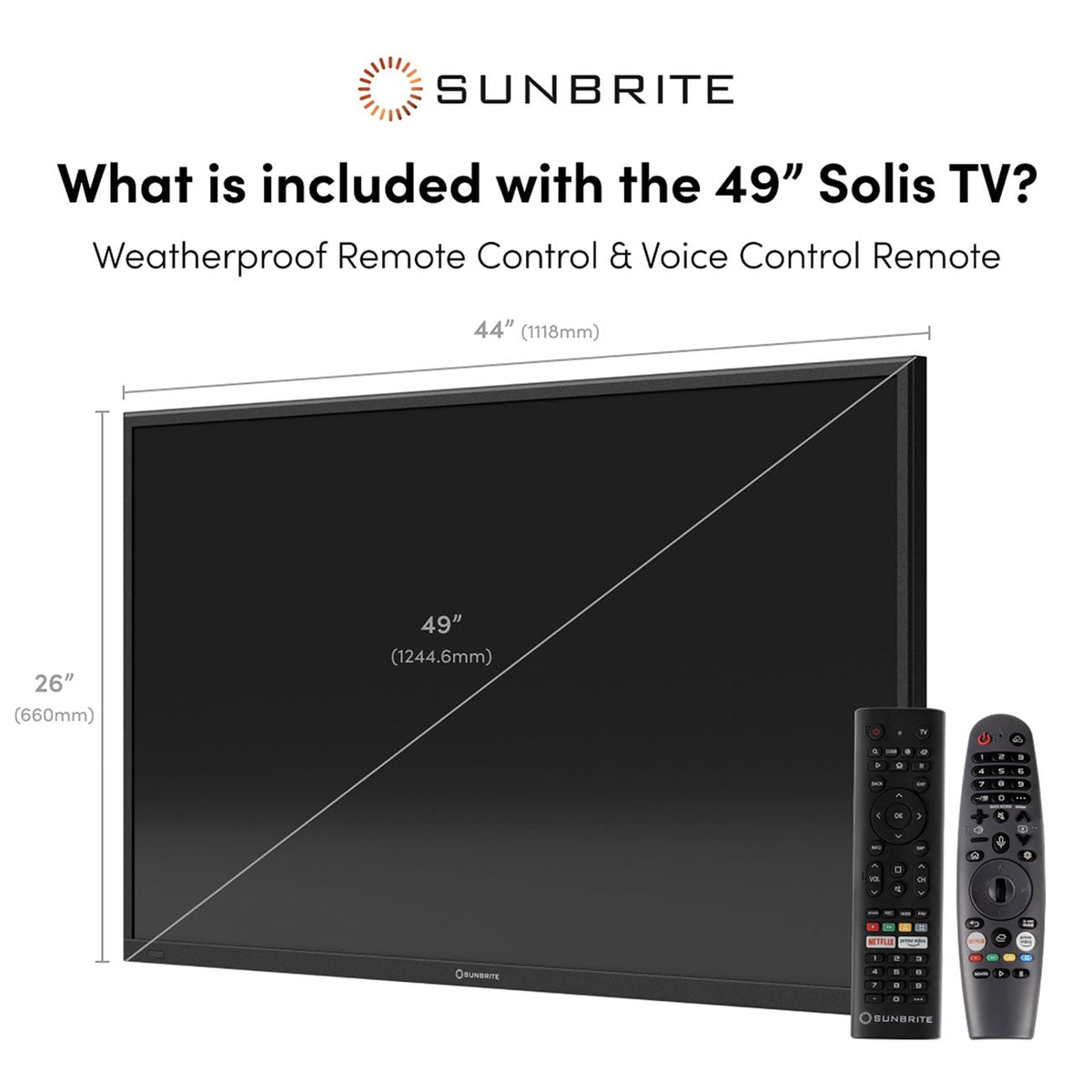 SunBrite Solis Series Outdoor TV 49-Inch Full Sun 4K Smart in Black - SB-FS-49-BL - image 11