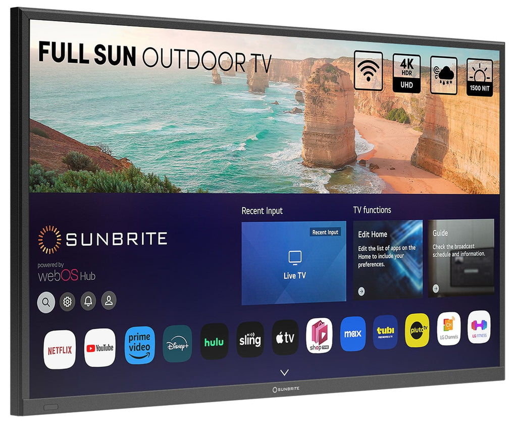 SunBrite Solis Series Outdoor TV 49-Inch Full Sun 4K Smart in Black - SB-FS-49-BL - image 4