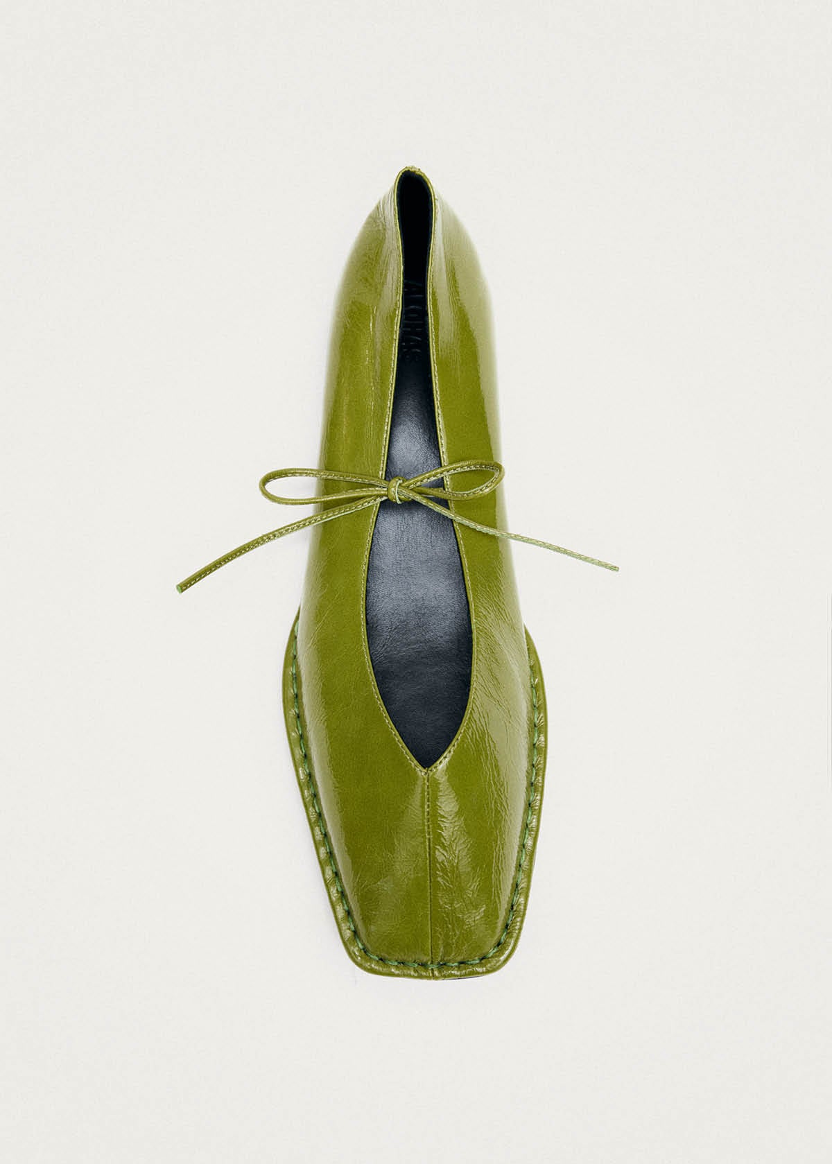 Sway Lackleder-Ballerinas in Grün