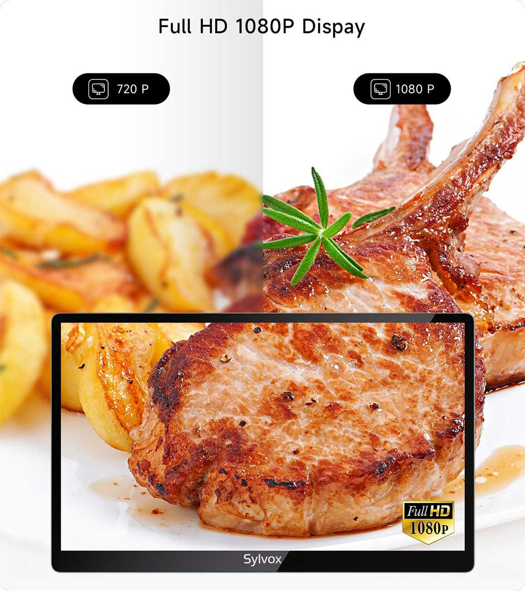 Sylvox Under Cabinet TV 15.6-Inch Smart 1080p for Kitchens in Silver - KT16K0KHGA - image 5