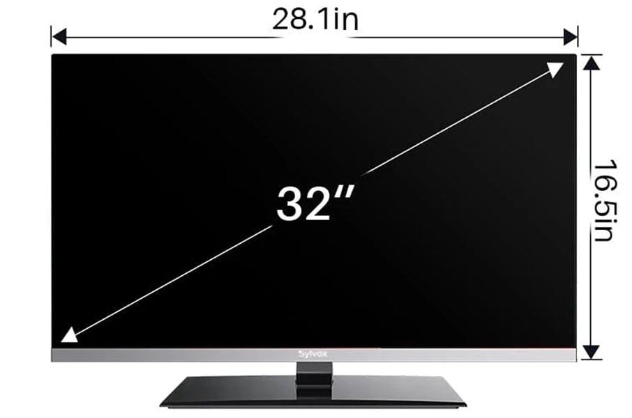 Sylvox Limo Series RV TV 32-Inch Smart 1080p with Built-In DVD Player - RT32R3KGCA - image 2
