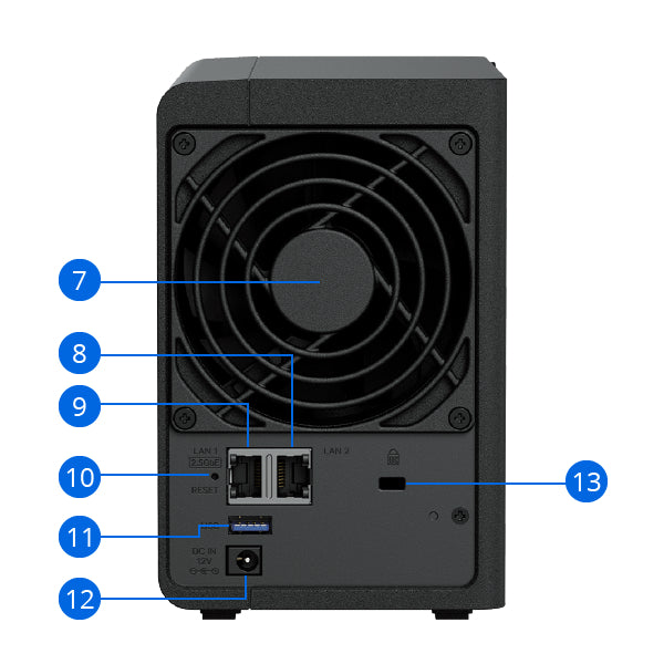 Synology DiskStation Compact 2-Bay Network Attached Storage - DS225PLUS - image 3