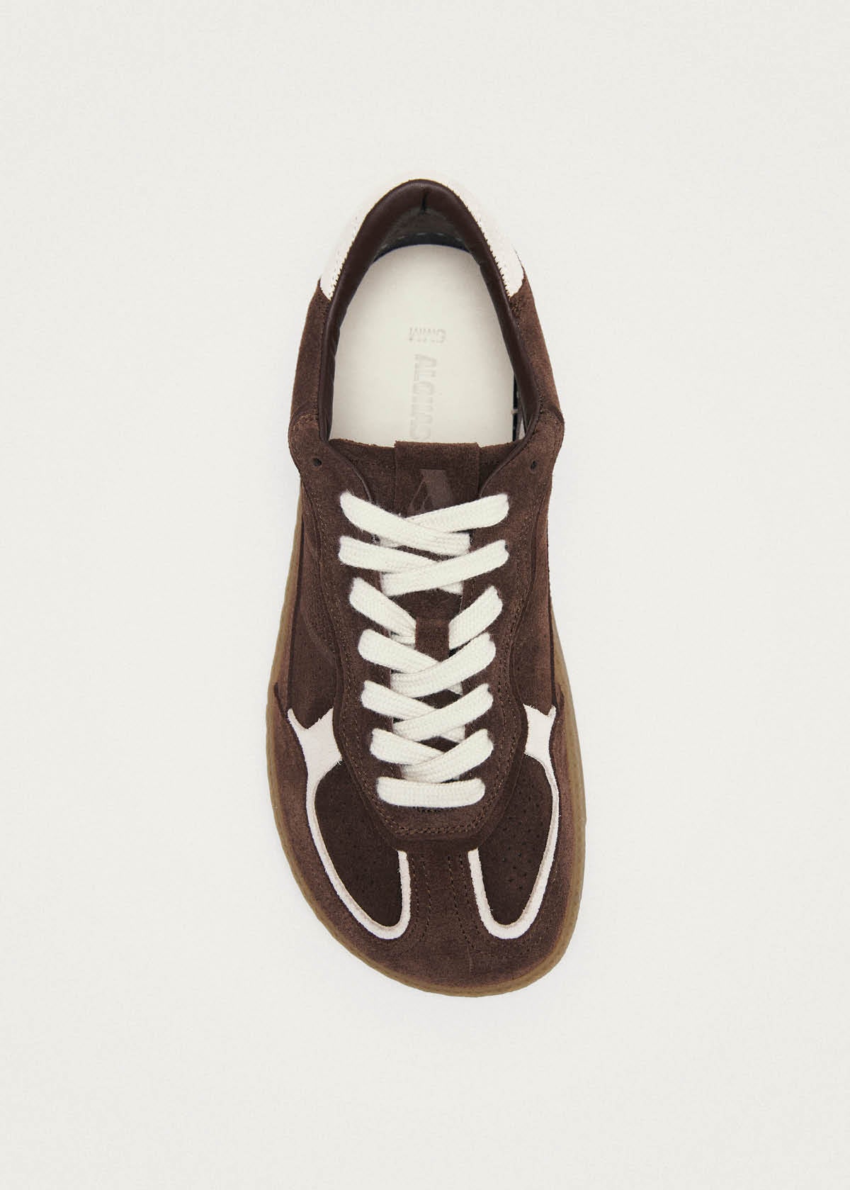 Tb.00 Barefoot Rife Sneaker aus kakao- und cremefarbenem Leder