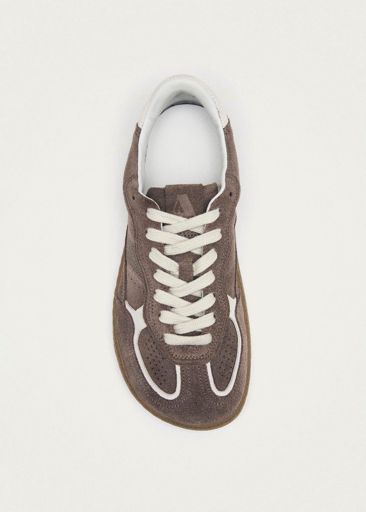Tb.00 Barefoot Rife Taupe Leren Sneakers