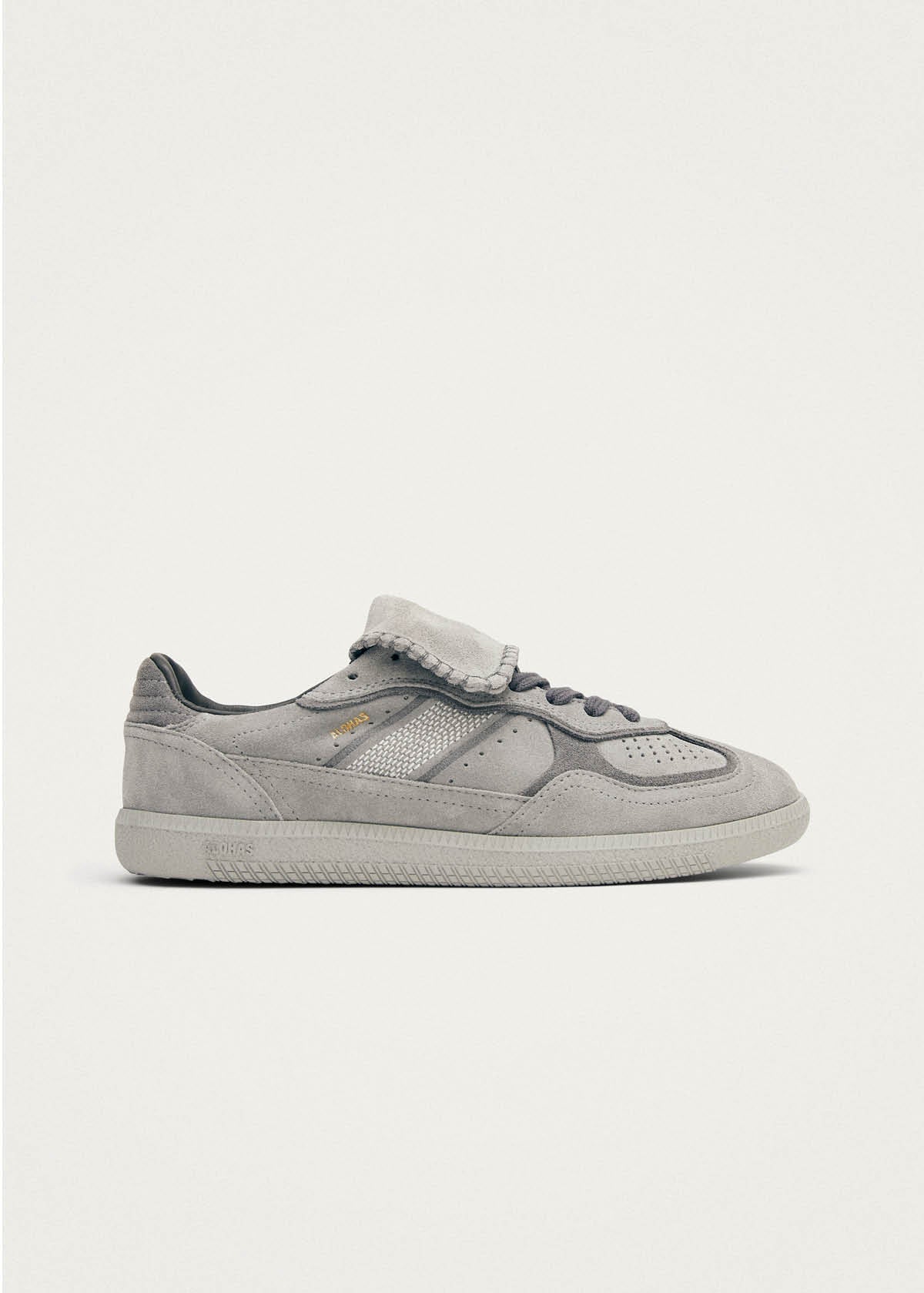 Tb.490 Club Veloursleder-Sneaker in Hellgrau