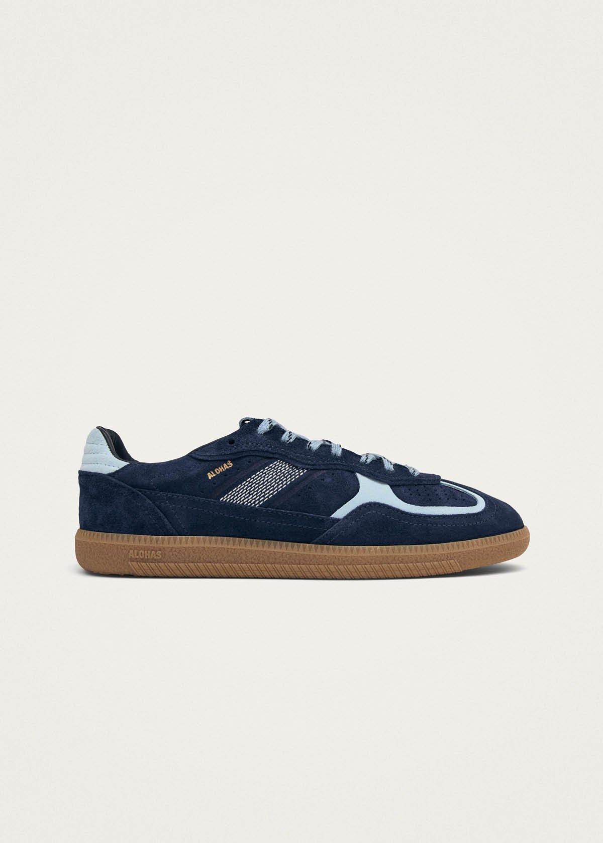 Tb.490 Rife Blue Tones Leren Sneakers