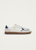 Tb.490 Rife Grain Sneaker aus weißem Navy-Leder