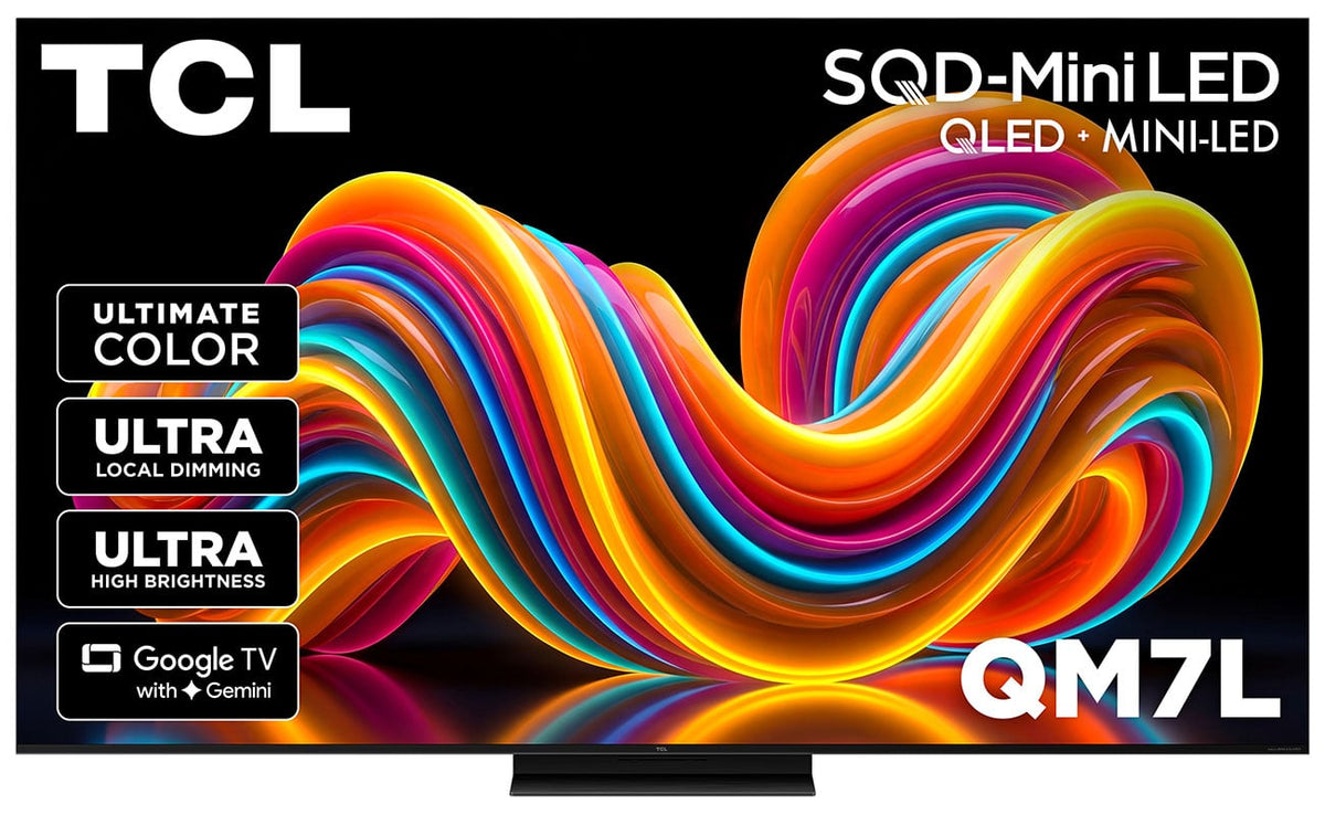 TCL QM7L Series SQD-Mini QLED TV 65-Inch 4K Smart with Google TV in Black - 65QM7L - image 1