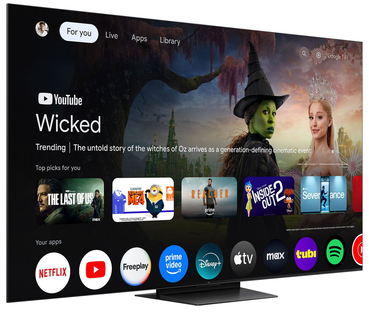 TCL QM7L Series SQD-Mini QLED TV 85-Inch 4K Smart with Google TV in Black - 85QM7L - image 4