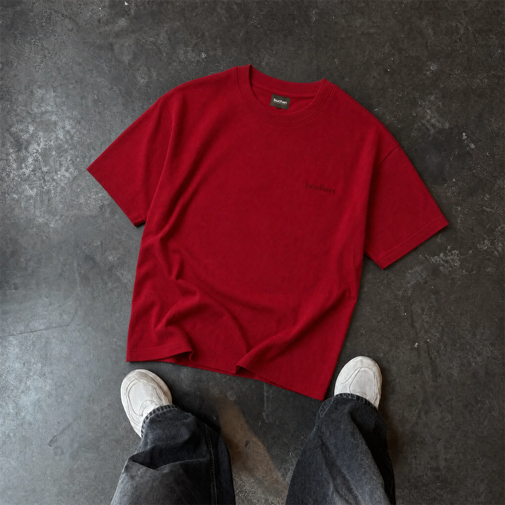 Camiseta Essential - Burdeos