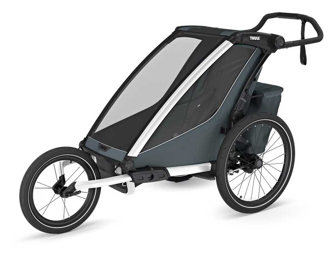 Thule Chariot Cross 2 Single Bike Trailer in Dark Slate - 10201034 - image 5